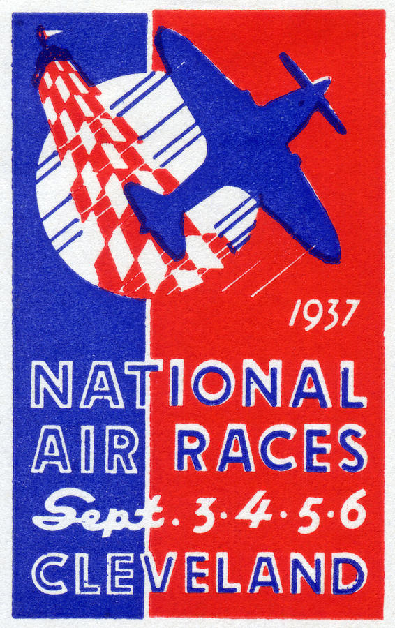 1937 National Air Races Painting by Historic Image