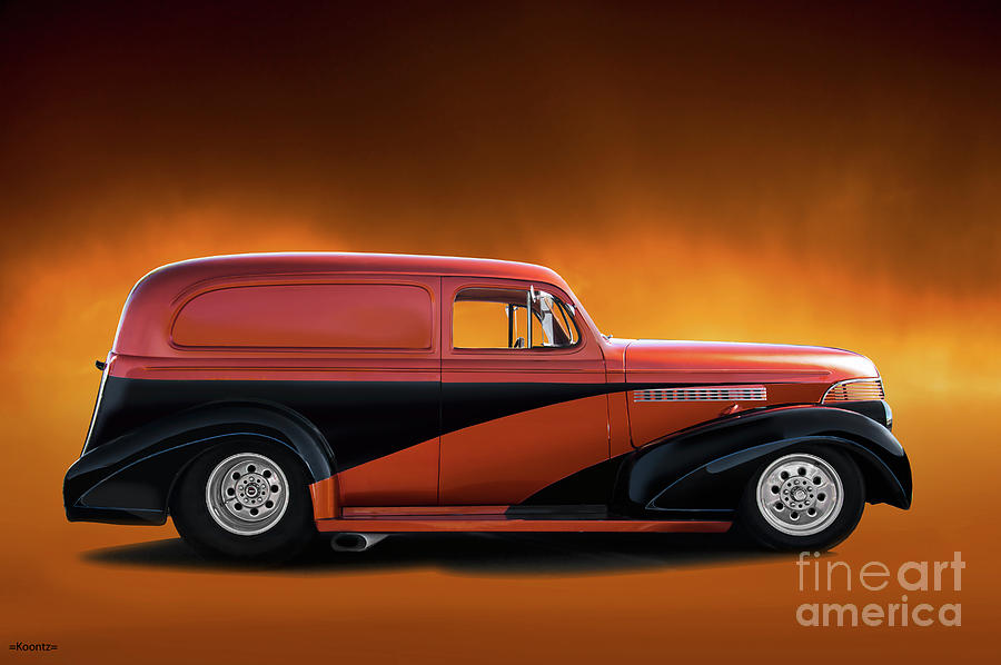 1939 Chevrolet Master Sedan Delivery Photograph by Dave Koontz - Fine ...