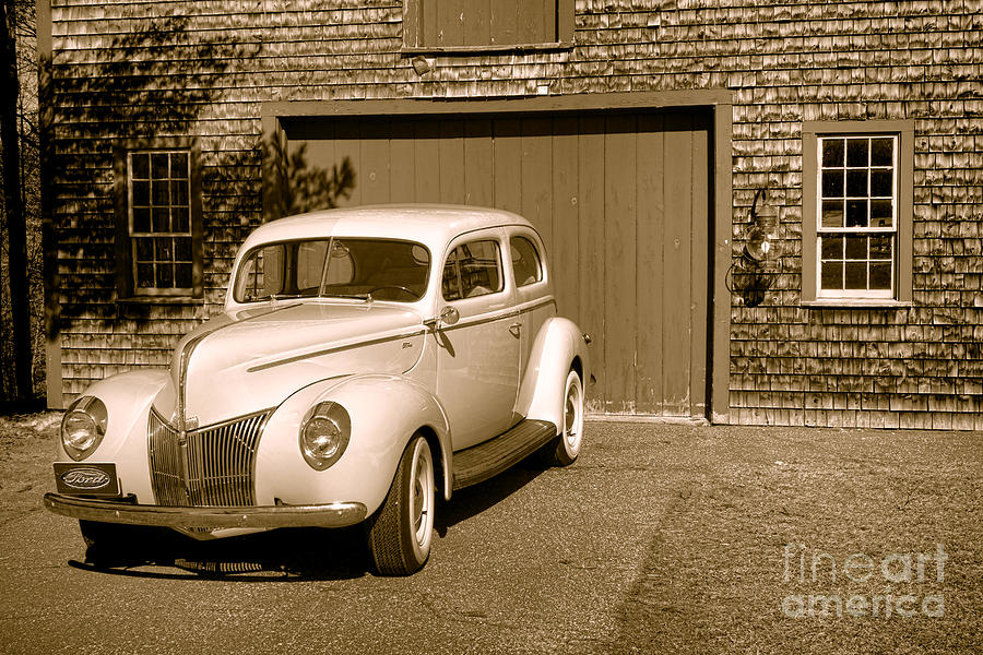 1940 Ford Deluxe Coupe Photograph by Olivier Le Queinec