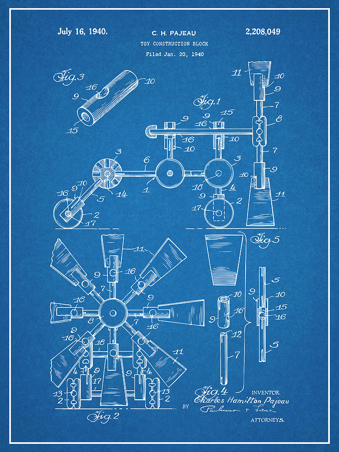 tinker toy construction set
