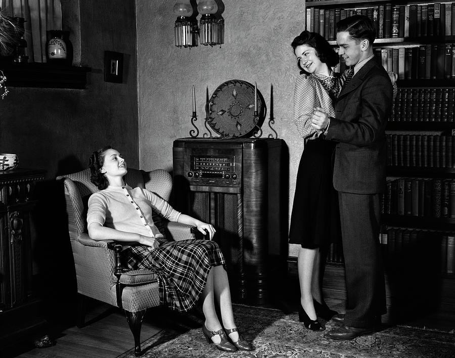 1940s Young Teenage Couple Dancing Photograph by Vintage Images 1940s Young Teenage Couple Dancing Photograph by Vintage Images