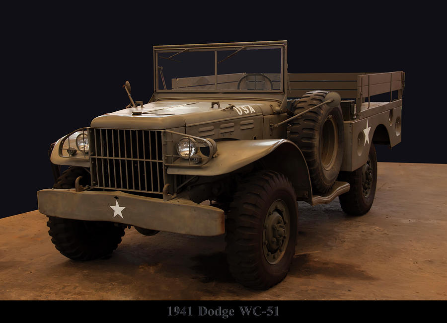 Dodge Photograph - 1941 Dodge WC-51 by Flees Photos