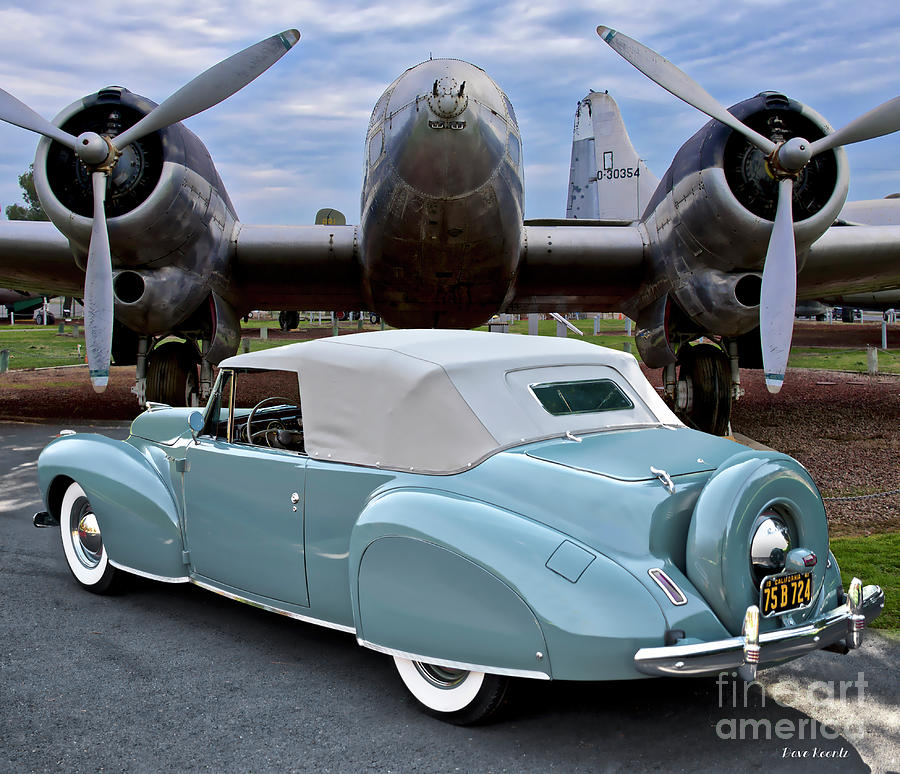1941 Lincoln Continental V12 Convertible Photograph by Dave Koontz