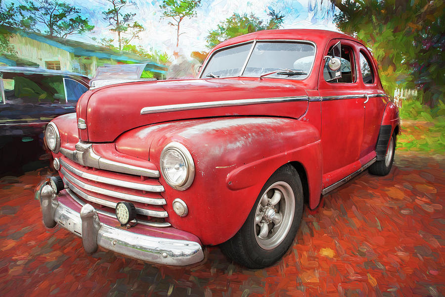 1947 Ford Super Deluxe Coupe 001 Photograph by Rich Franco