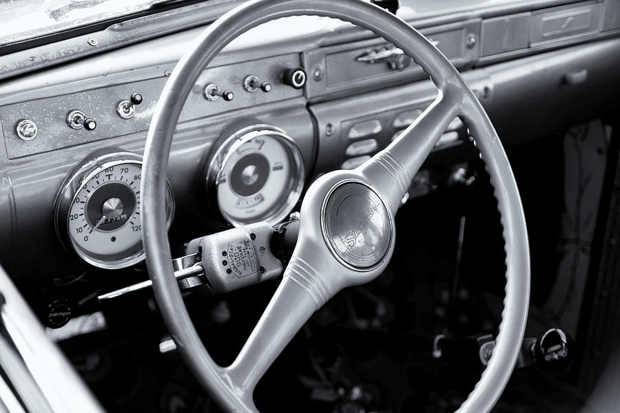 1947 Studebaker Steering Wheel Photograph By Mike Martin Fine Art America