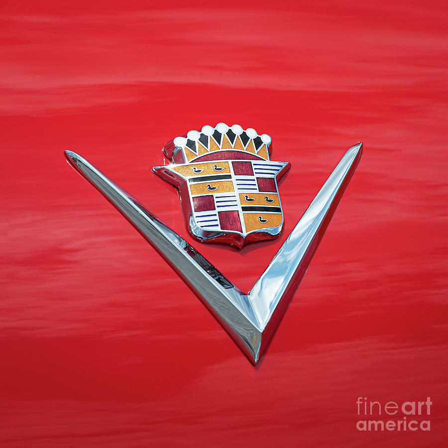 1948 Cadillac Deck Emblem Photograph by Dennis Hedberg