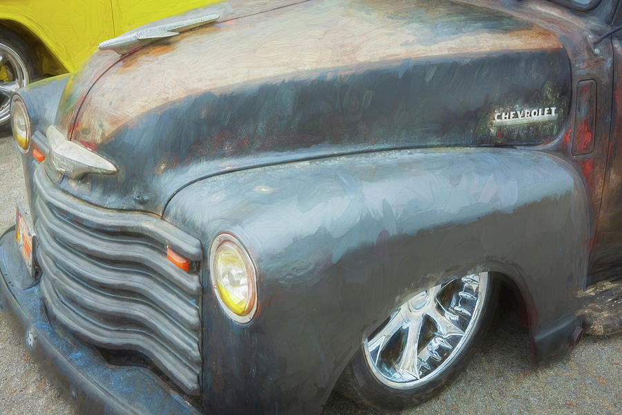1948 Chevy Pick up Truck Rat Rod 102 Photograph by Rich Franco