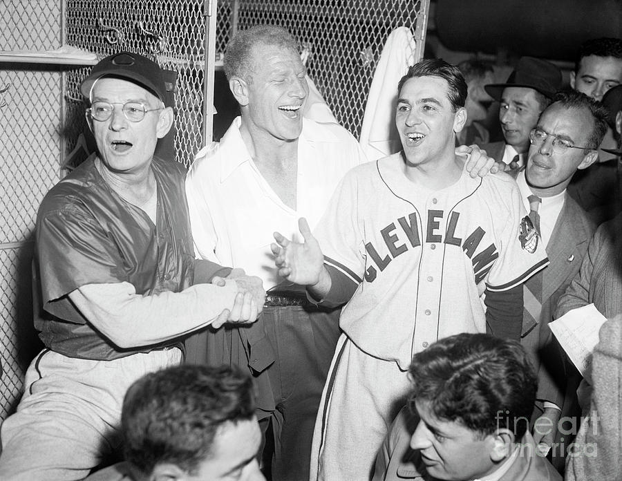 Cleveland Indians Photograph - 1948 Cleveland Indians Win World Series by Bettmann
