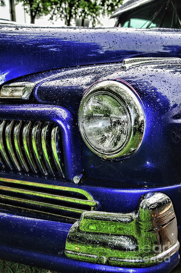 1948 Mercury Super Deluxe Coupe Headlight Photograph by Paul Ward