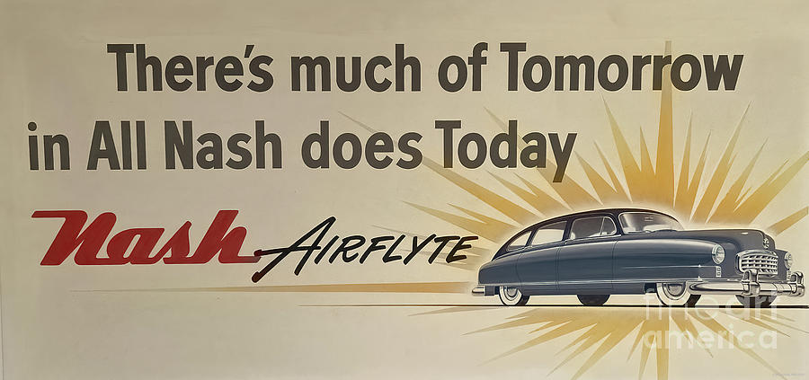 1948 Nash Airflyte Advertisement Mixed Media by Retrographs