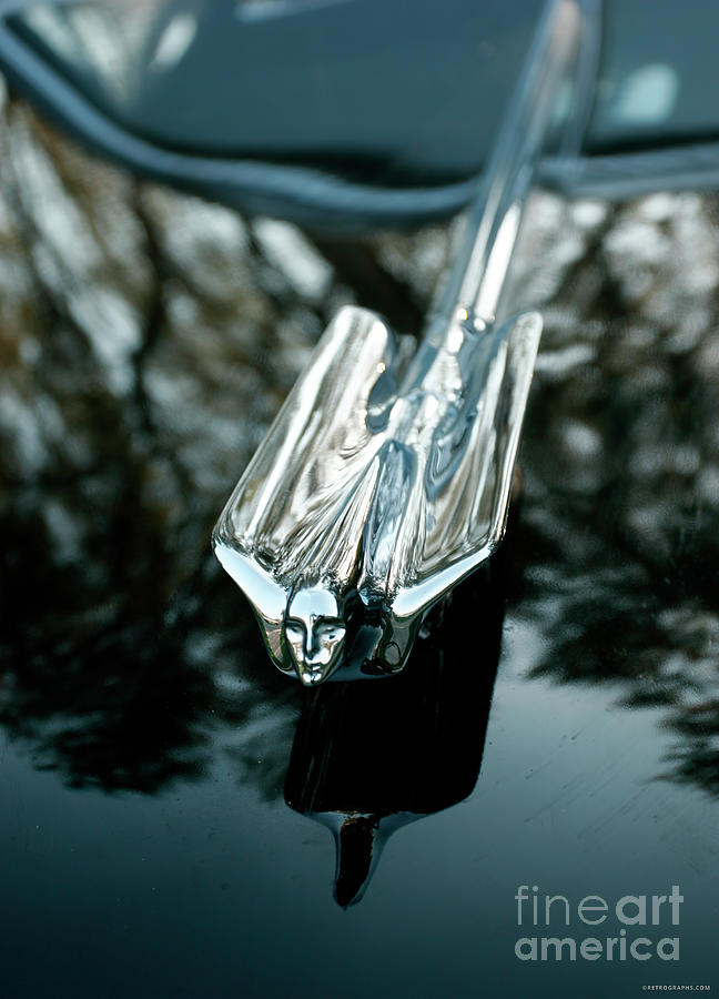 1949 Cadillac Hood Ornament Photograph by Lucie Collins