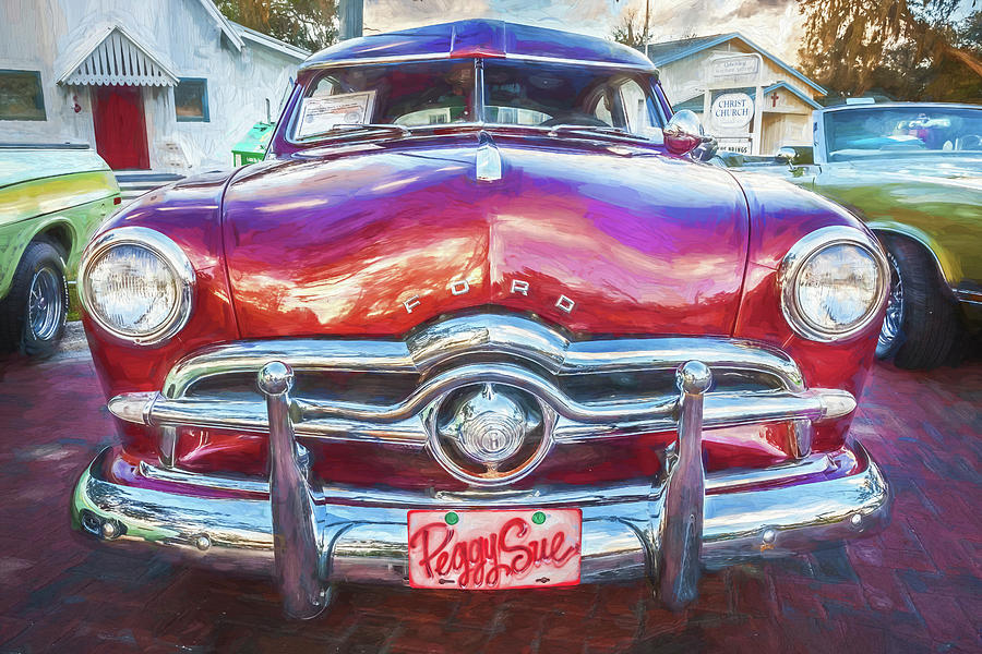 1949 Ford 2 Door Custom 109 Photograph by Rich Franco