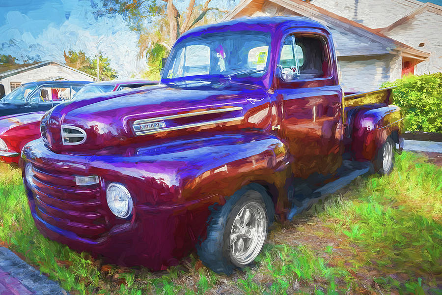 1949 Ford Pick Up Truck F1 A103 Photograph by Rich Franco