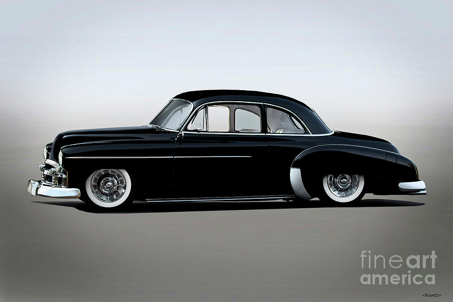 1950 Chevrolet 'Kustom' Deluxe Coupe Photograph by Dave Koontz - Pixels