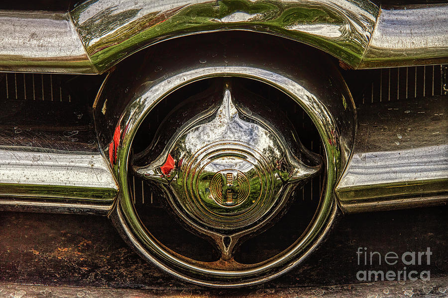 1950 Ford Sedan Grill Symbol Emblem Photograph by Nick Gray - Fine Art