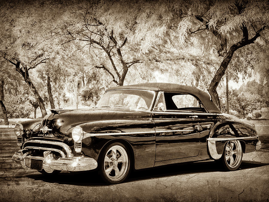 1950 Oldsmobile 88 -004bwcl Photograph by Jill Reger