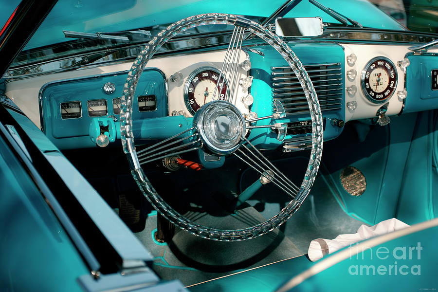 1950s Concept Car Dashboard Photograph by Lucie Collins