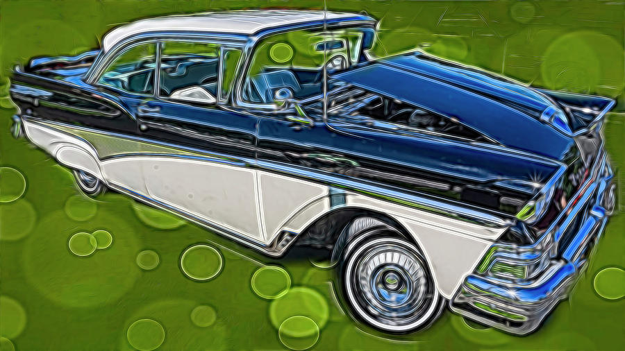 Ford Photograph - 1950s Ford  by Cathy Anderson