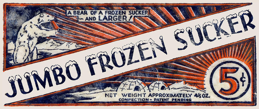 1950s Jumbo Frozen Sucker Painting by Historic Image