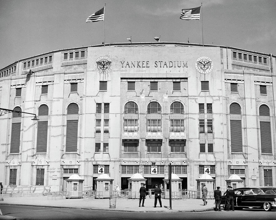 1950s Original 1923 Yankee Stadium Painting by Vintage Images