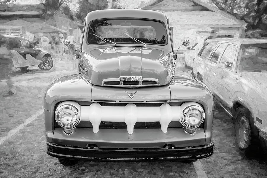 Truck Photograph - 1951 Ford Pick Up Truck F100 109 by Rich Franco