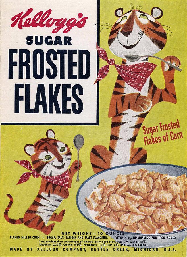 Kelloggs Frosted Flakes Vintage Cereal 1000 Piece Jigsaw Puzzle Tony 5924