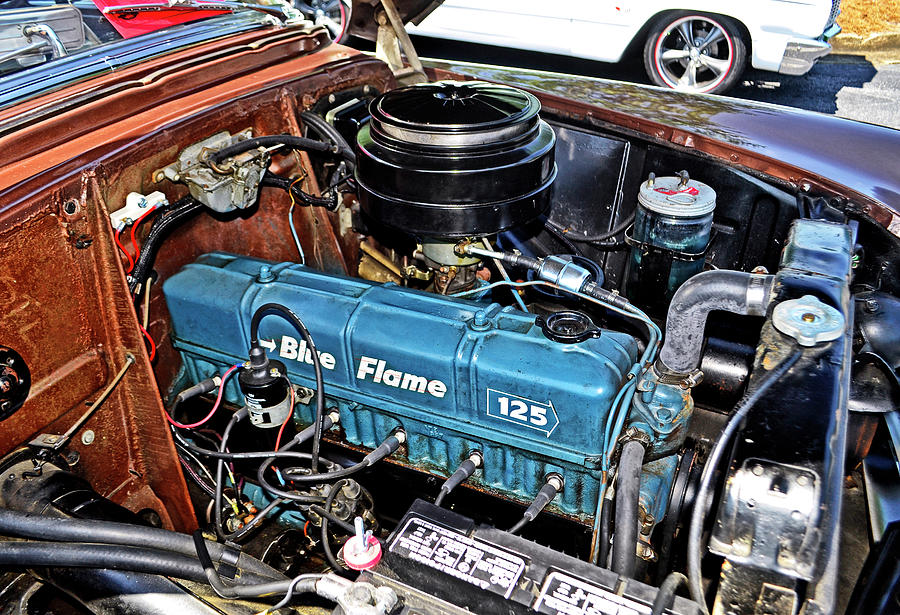 1953 Chevrolet Engine 001 Photograph by George Bostian