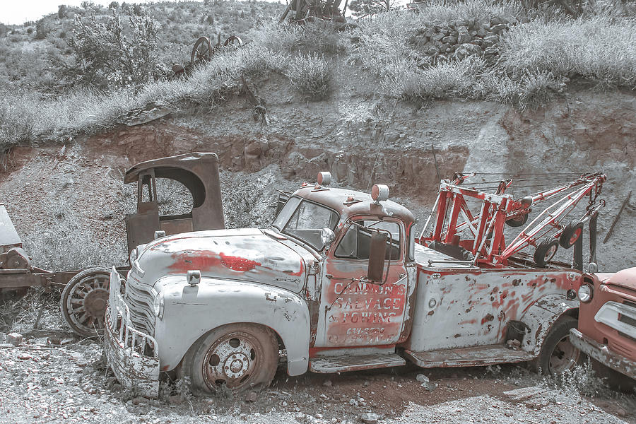 1953 Tow Truck Photograph by Darrell Foster