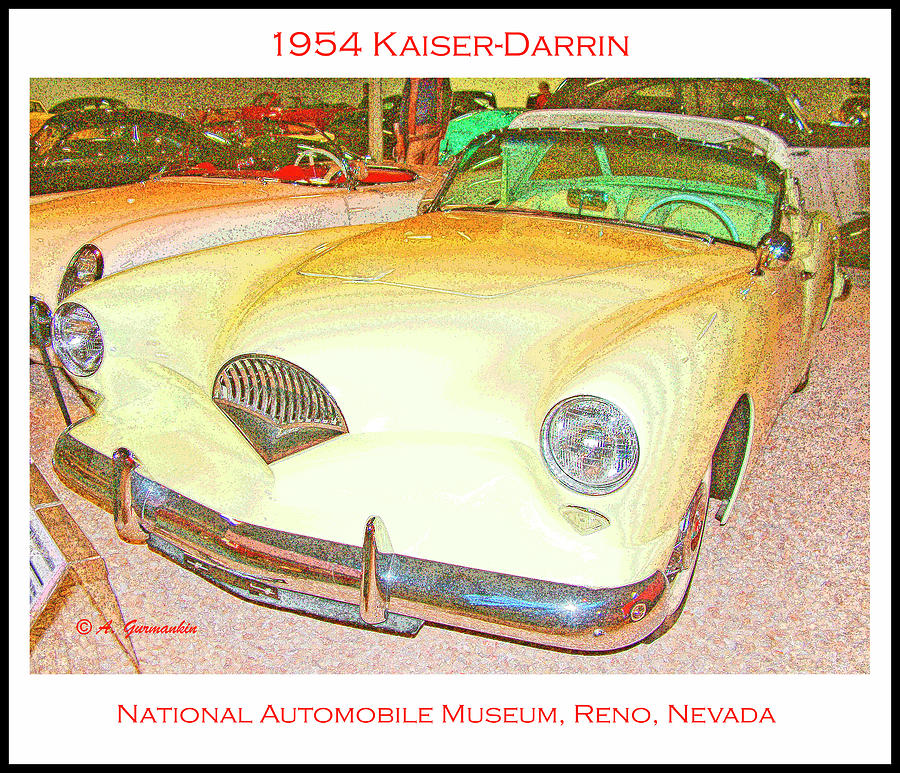 1954 Kaiser Darrin Classic Automobile Photograph by A Macarthur Gurmankin