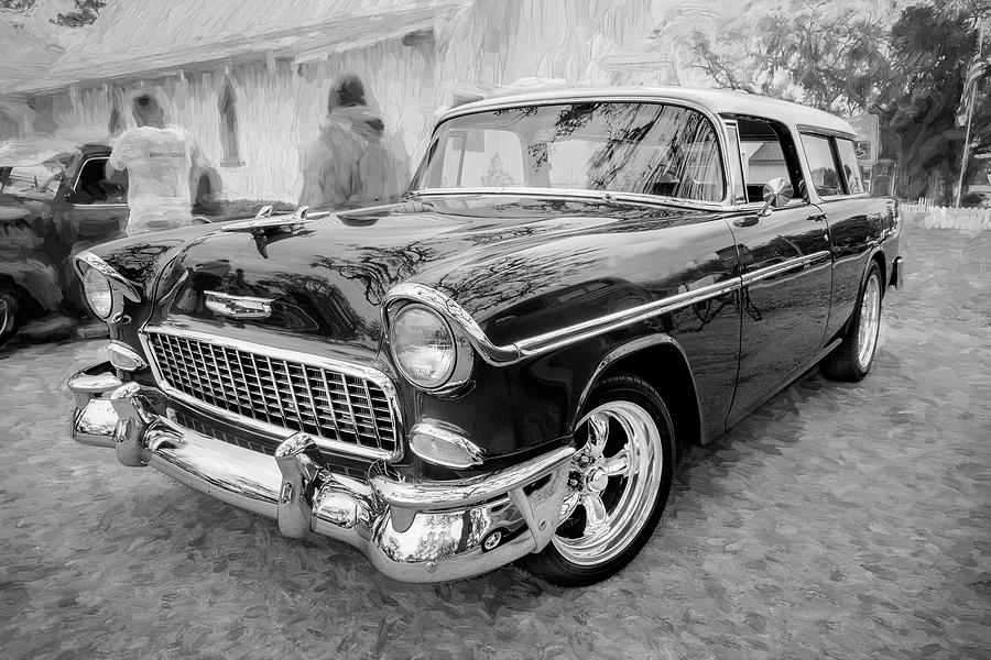 1955 chevrolet Bel Air Nomad Station Wagon 206 Photograph by Rich Franco