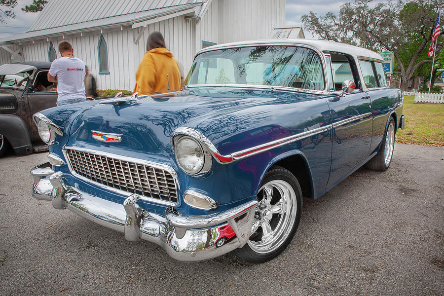 1955 chevrolet Bel Air Nomad Station Wagon 208 Photograph by Rich Franco