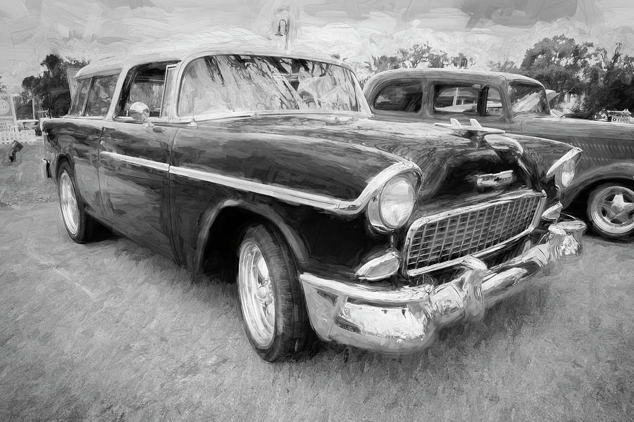 1955 chevrolet Bel Air Nomad Station Wagon 215 Photograph by Rich Franco