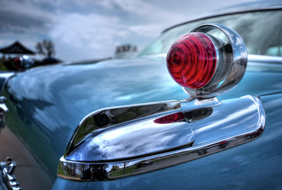1955 Chrysler Imperial Tail light Photograph by Arttography LLC