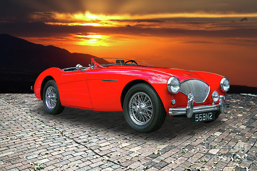 1956 Austin Healy 100 Photograph By Nick Gray - Fine Art America