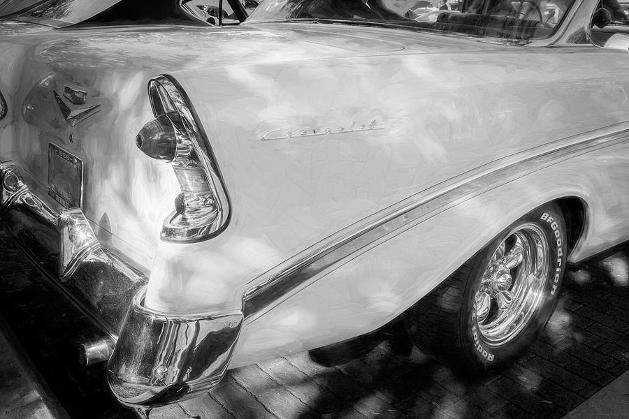 1956 Chevrolet Bel Air 2 door 10a Photograph by Rich Franco