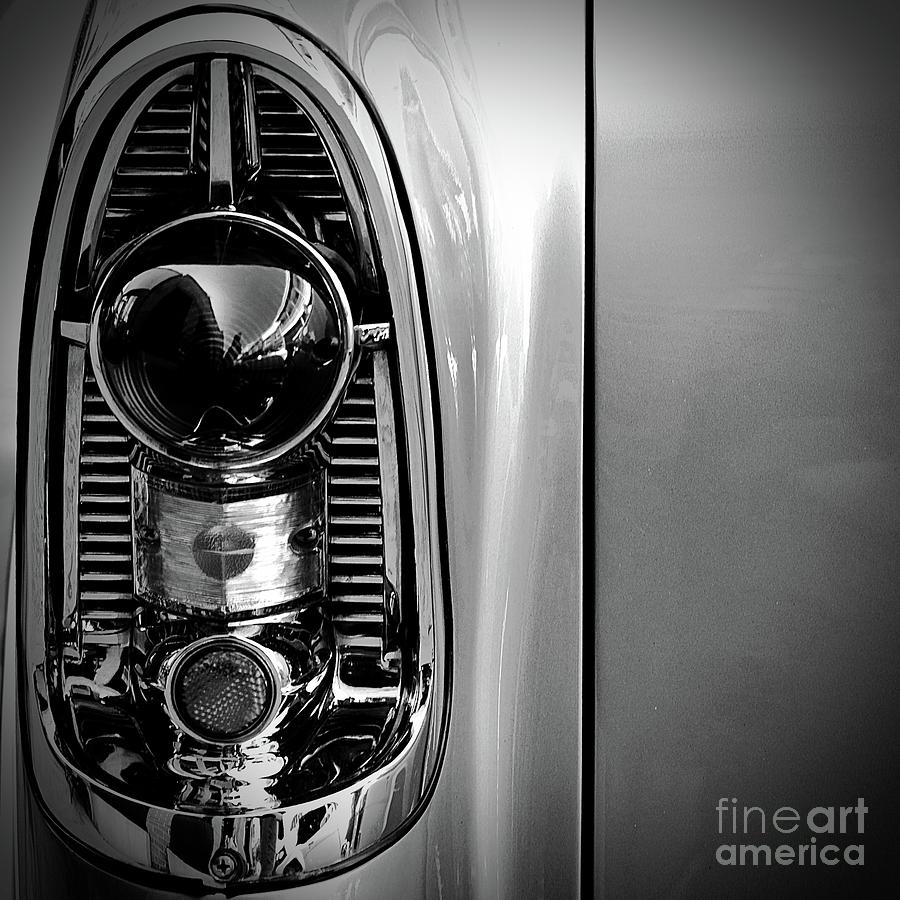 1956 Chevy Bel Air Tail Light Photograph by Cheryl Lyons