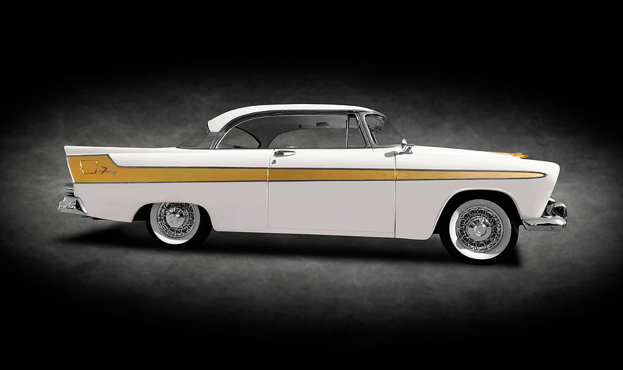 1956 Hemi-Powered Plymouth Fury  -  1956plymouthhemifuryhdtpsptext149883 Photograph by Frank J Benz