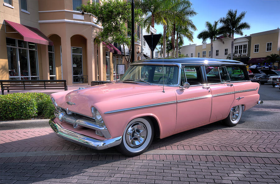 1956 Plymouth Station Wagon Photograph by Arttography LLC