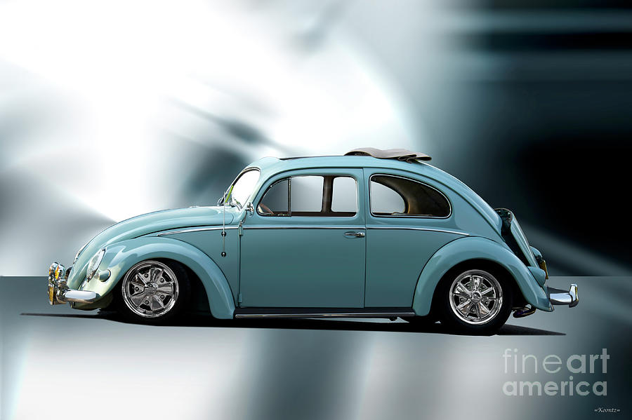 1956 Volkswagen Oval Window Beetle Photograph by Dave Koontz