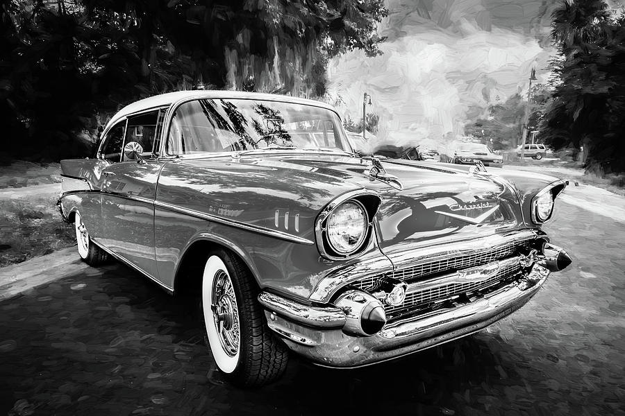 1957 Chevrolet Bel Air 283 x156 Photograph by Rich Franco