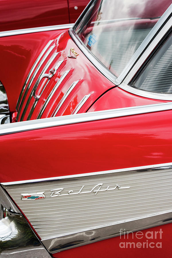 1957 Chevrolet Nomad Tailgate Abstract Photograph by Tim Gainey
