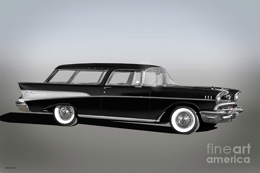 1957 Chevrolet Nomad Wagon Photograph by Dave Koontz