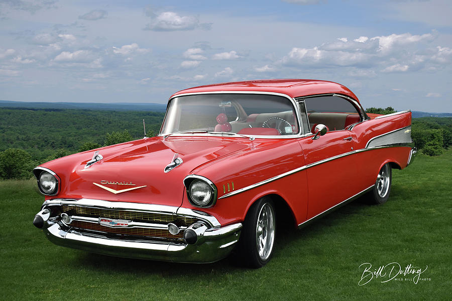 1957 Chevy Bel Air Photograph by Bill Dutting