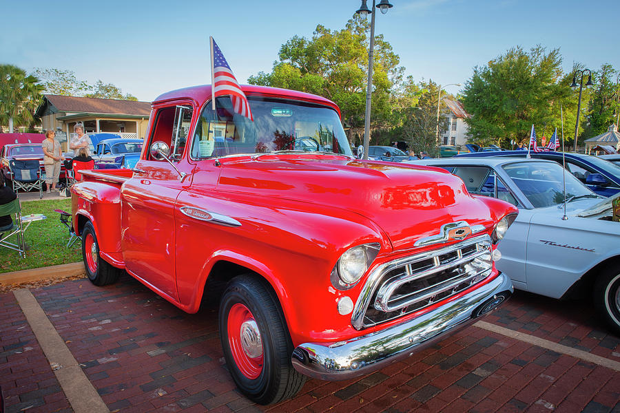 1957 Chevy Pick Up Truck 3100 Series 110 Photograph by Rich Franco