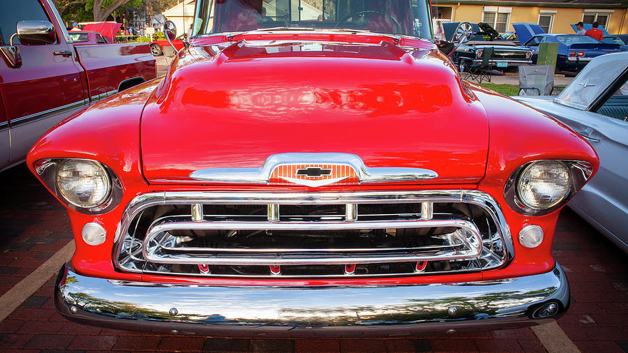 1957 Chevy Pick Up Truck 3100 Series 114 Photograph by Rich Franco