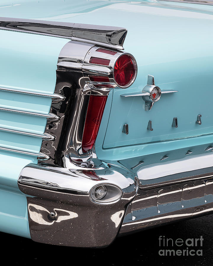 1958 Olds Super88 Taillight Photograph by Dennis Hedberg