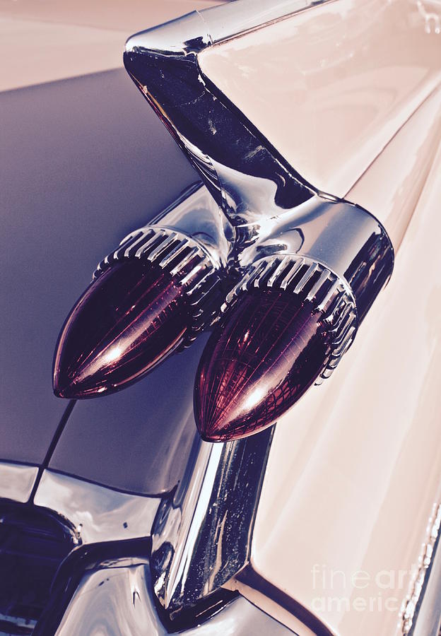 1959 Caddy Taillights Photograph by Linda Bianic