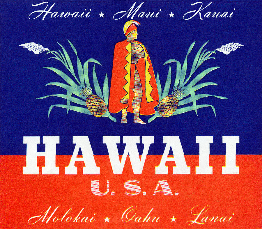 1959 Hawaii USA Painting by Historic Image
