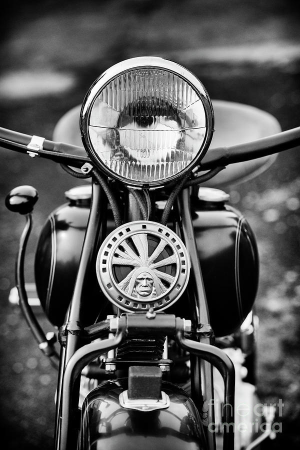 1937 Indian Chief Motorcycle Photograph by Tim Gainey