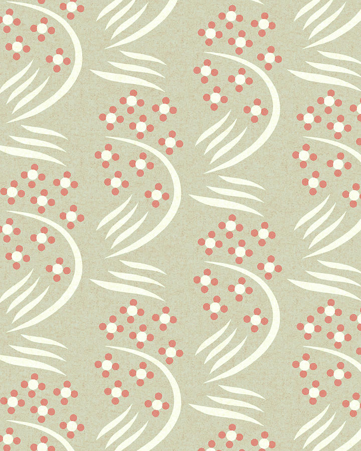 Vintage Drawing - Pattern #196 by CSA Images